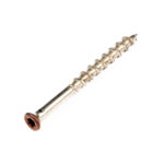 TORNILLO ACERO INOXIDABLE  8 x 2  (CONECTOR SHORT COLOR BROW)