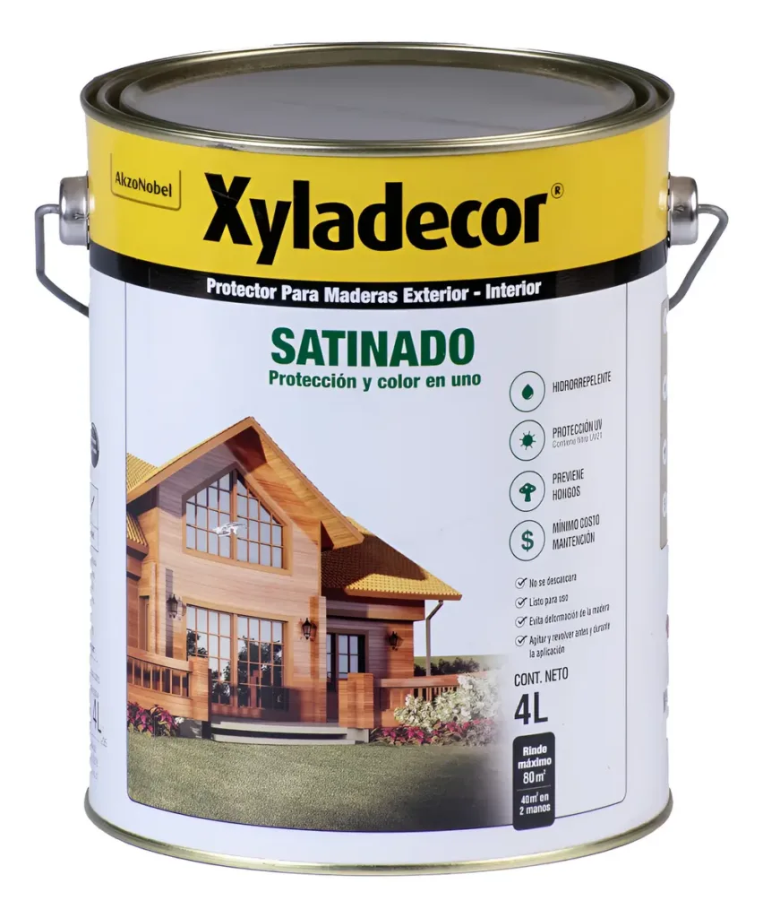 Xyladecor Protector para madera Satinado 4 litros